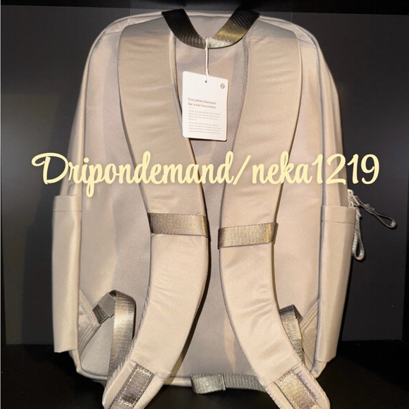 Lululemon Everywhere Backpack 22L- Warm Ash Grey/Sheer Oak main image 9
